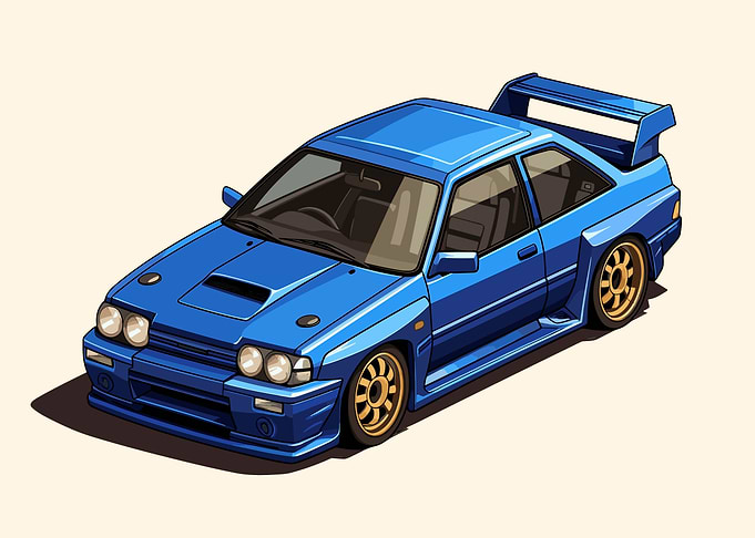 Subaru Imp Minimalist Car