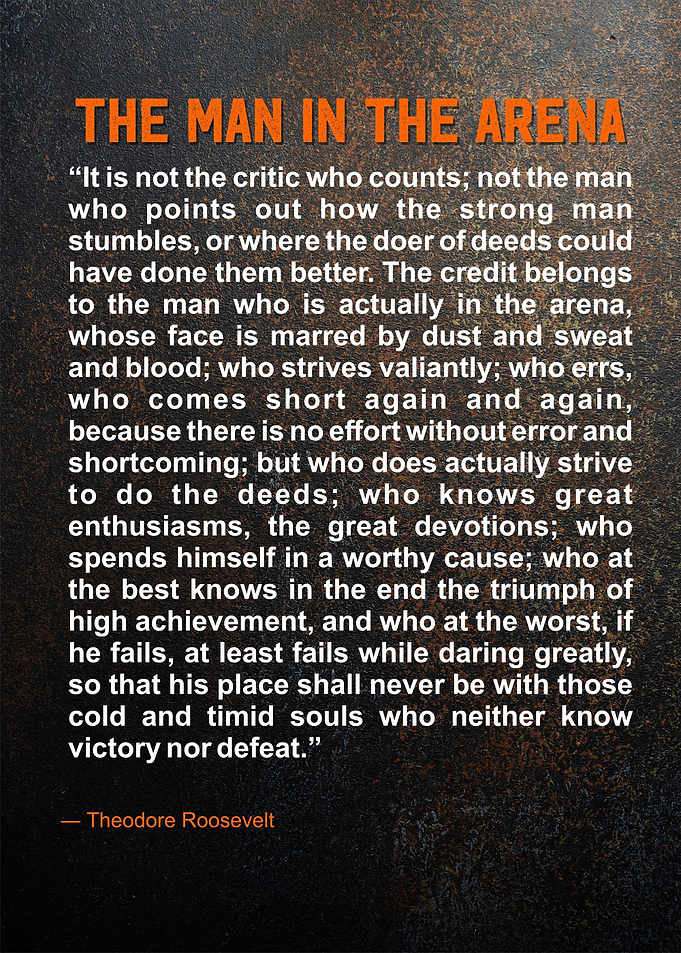 the man in the arena quote