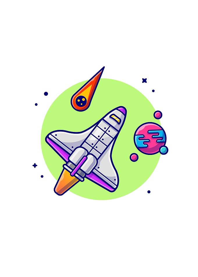 Space Shuttle Flying
