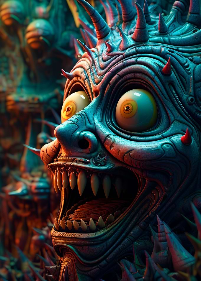 devil face