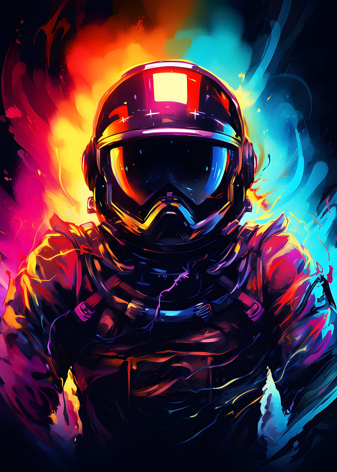 Surreal Astronaut Deco