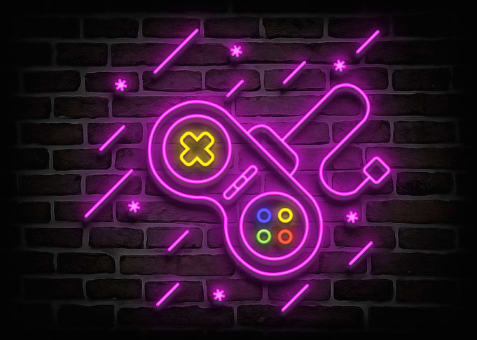 Controller Neon Sign