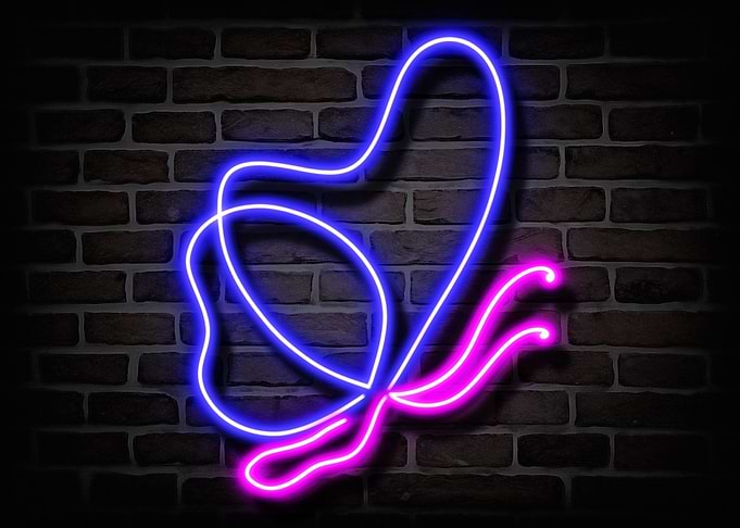 Butterfly Neon Sign
