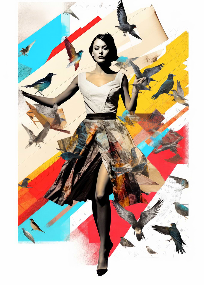 A Collage of Femininity