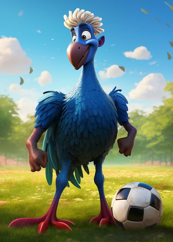 Peacock Footballer