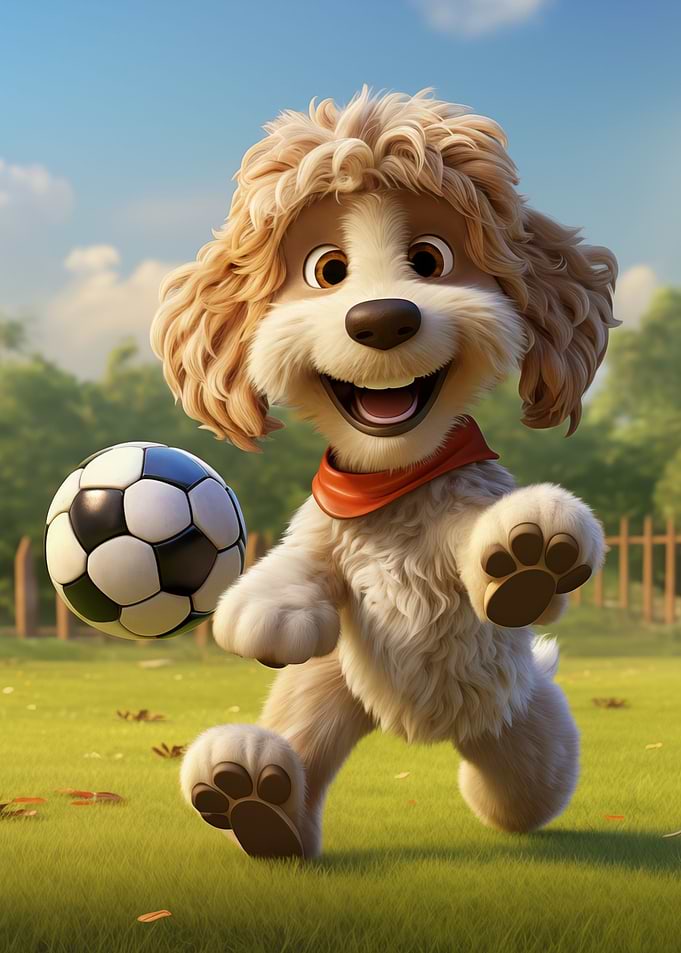 Cockapoo Footballer
