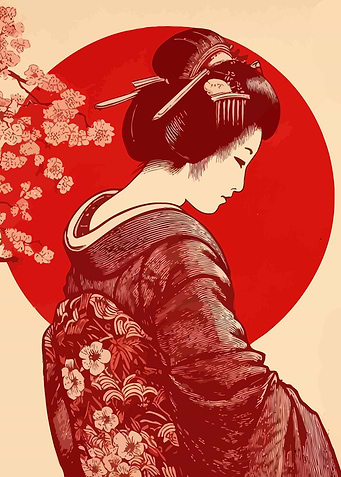 Traditional Japanese Girl