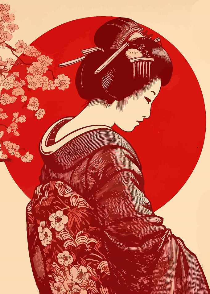 Traditional Japanese Girl
