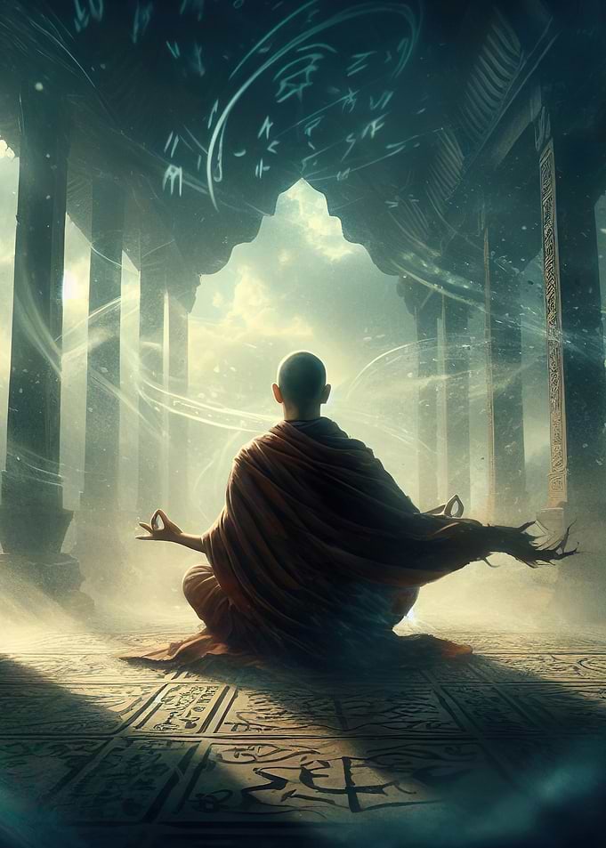 Meditation in the Temple