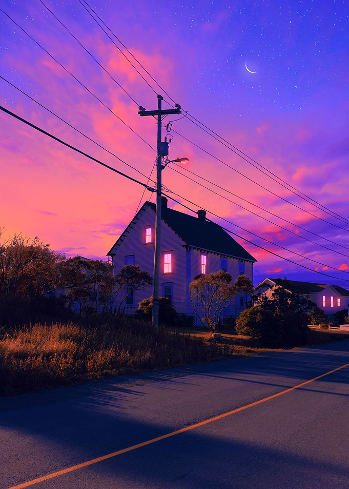Sunset At Home