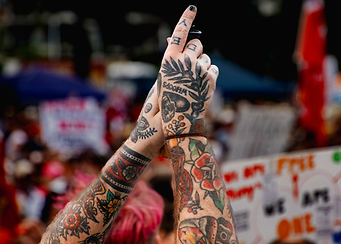 colourful tattoos