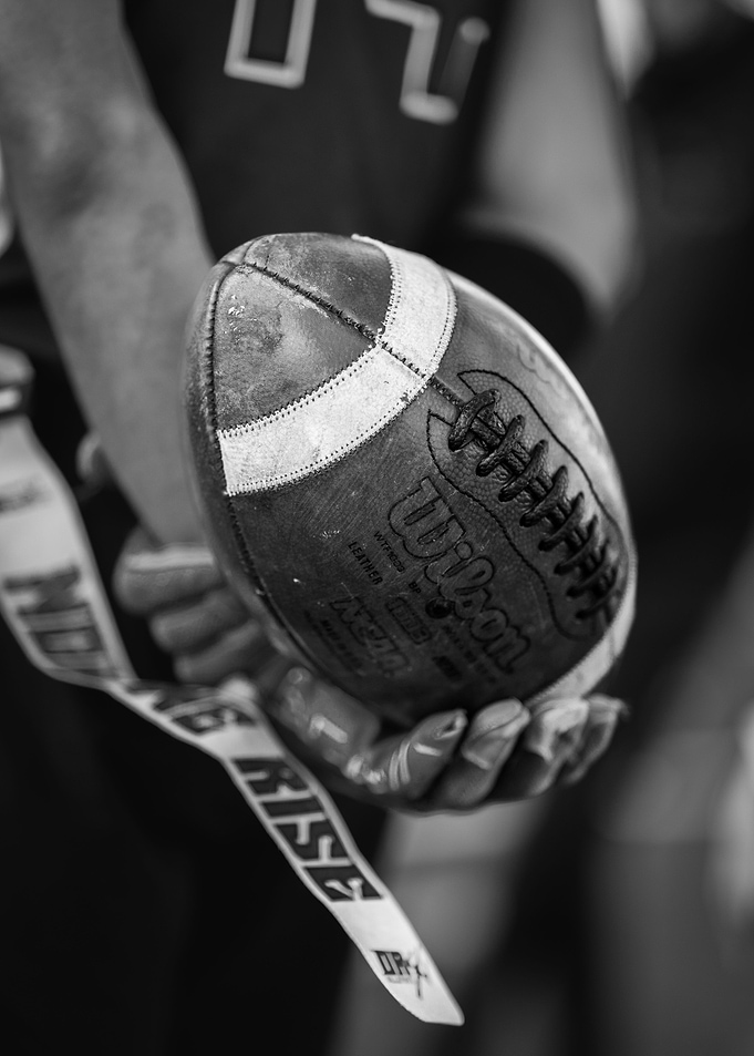 player holding a ball