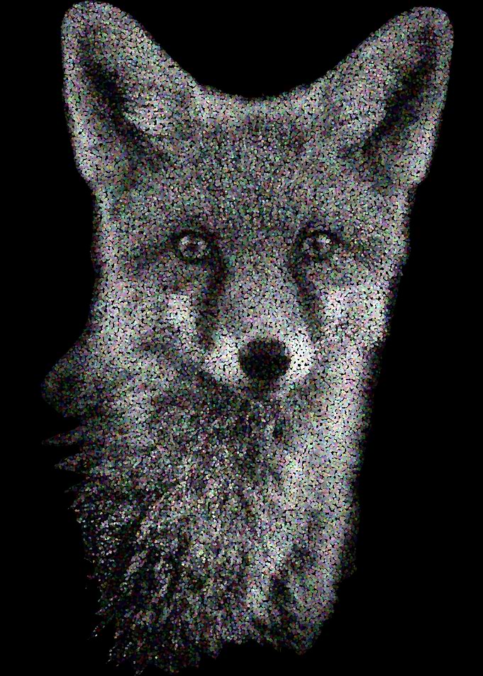 WOLF POINTILLIST