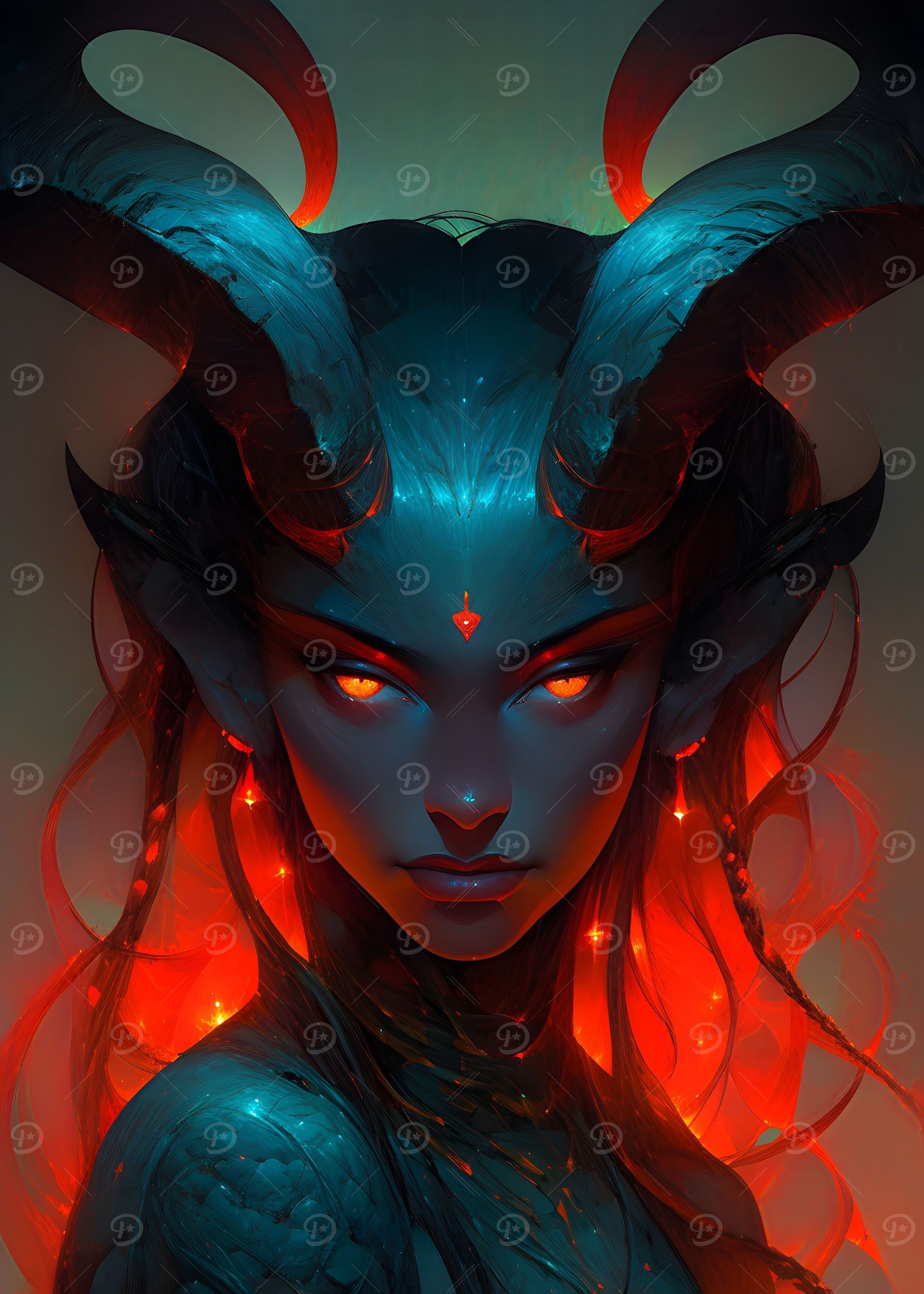 Vampire Fire Demon Model