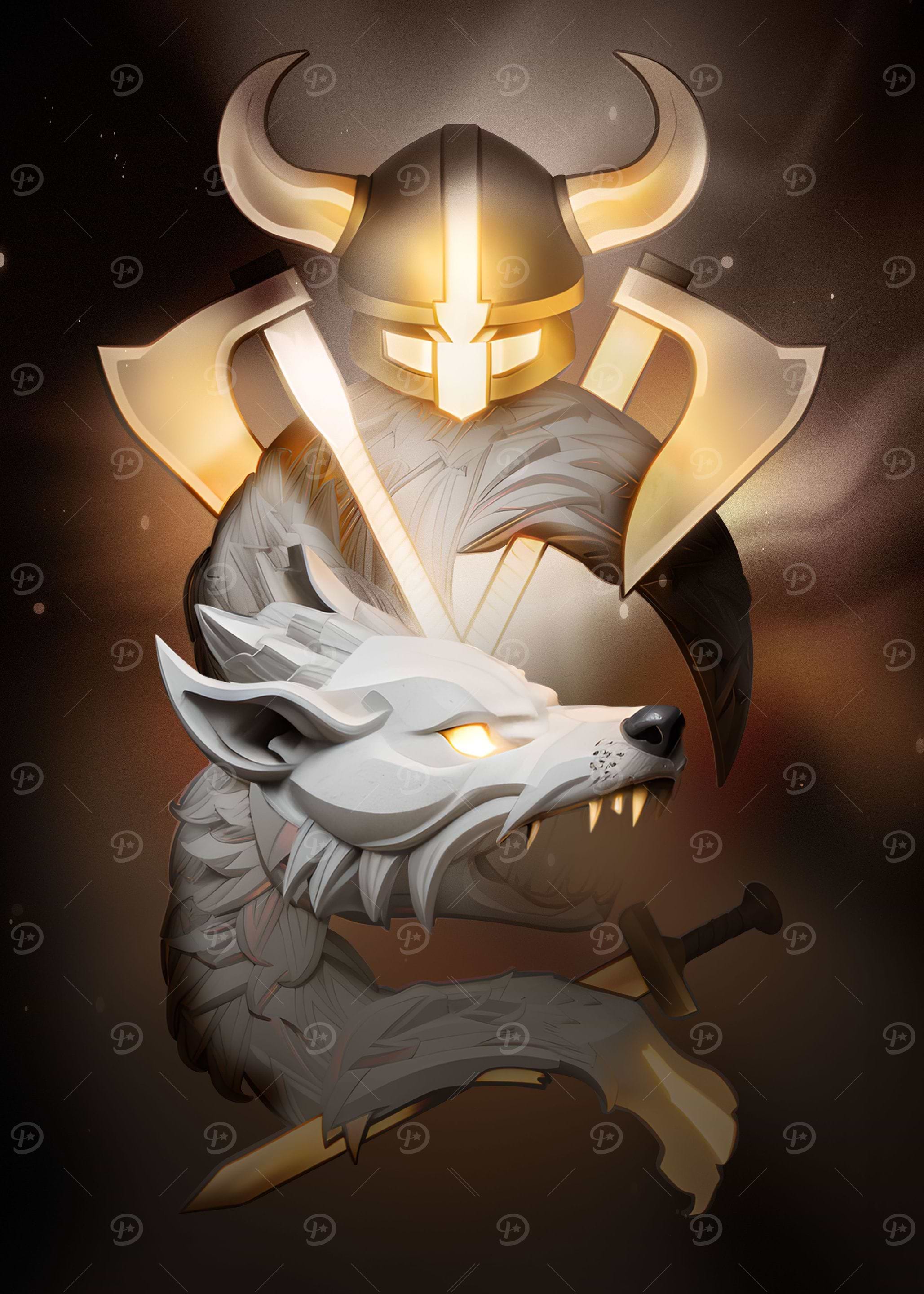 Fenrir wolf