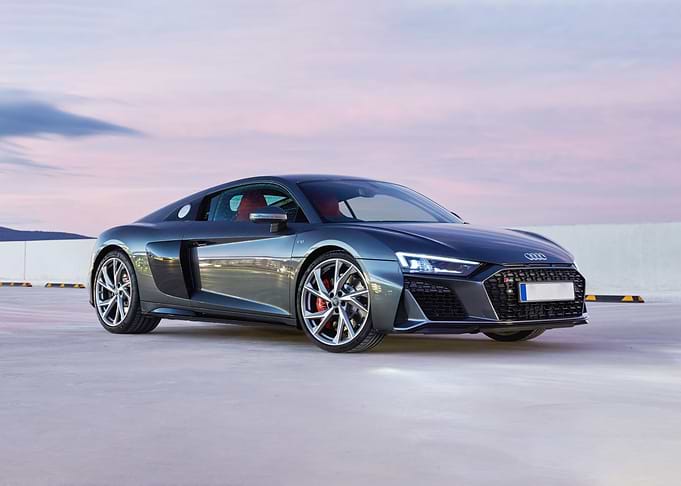 AUDI R8 V10 black car