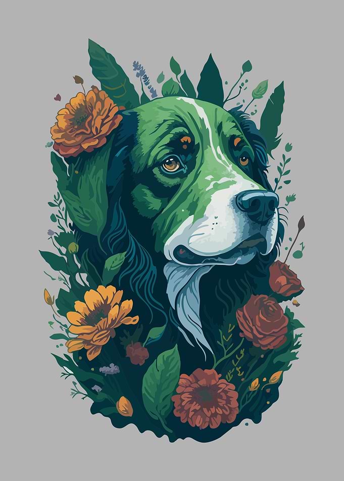 vintage dog