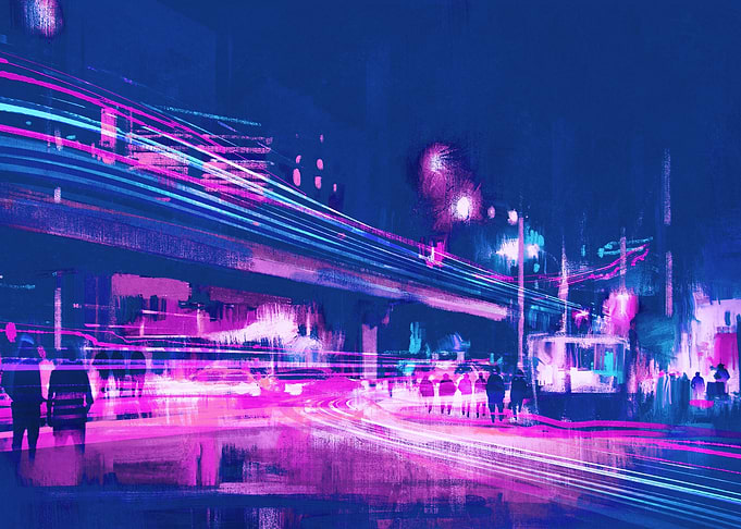 Painting City Street