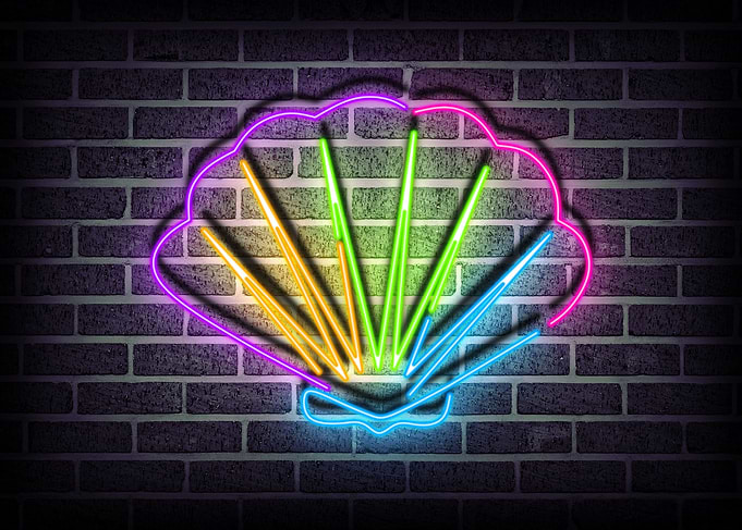 Seashell Neon sign