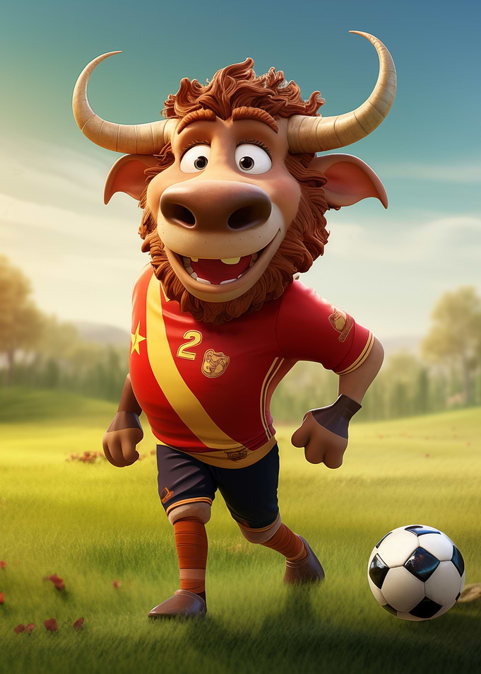Bull Footballer