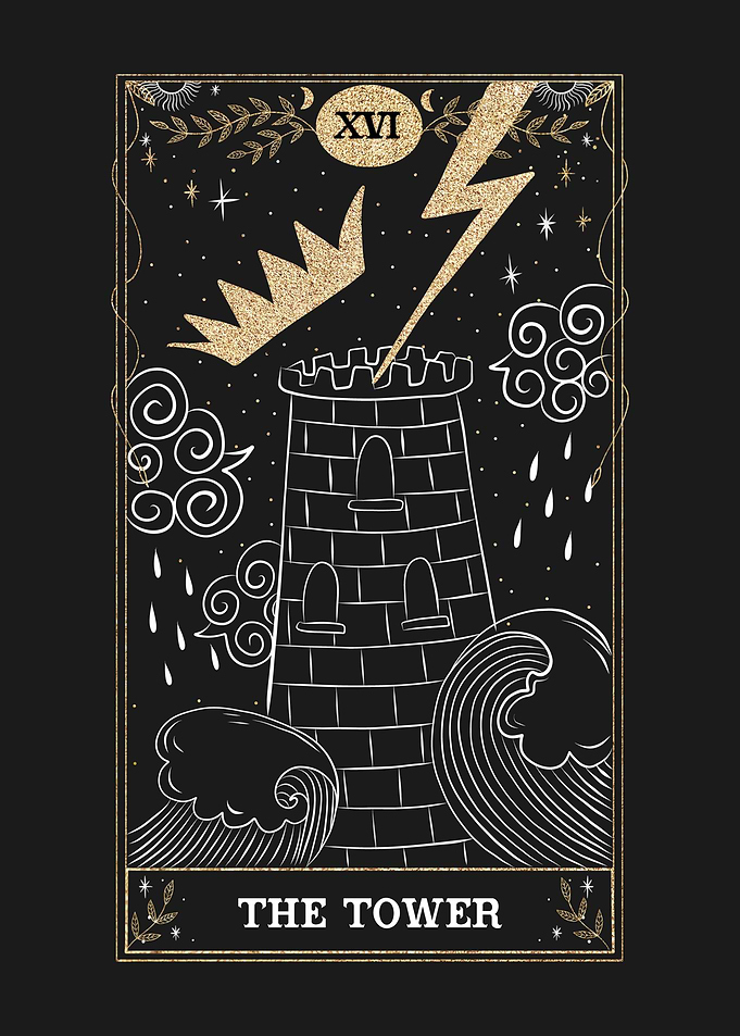 The Tower Tarot Card