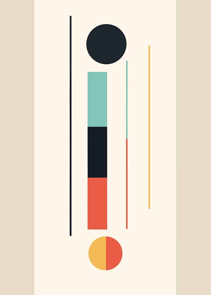 Bauhaus Abstract Shapes