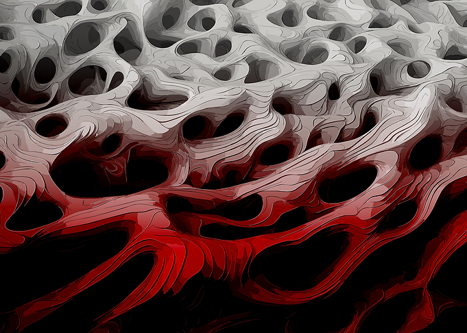 Red Gradient Abstractions
