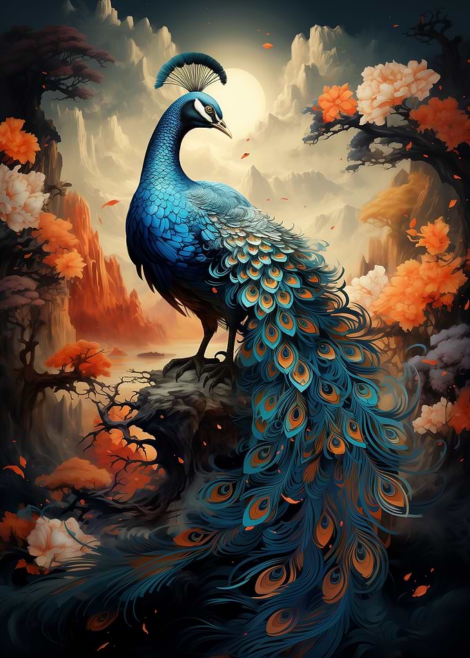 Mountain Dreams Peacock