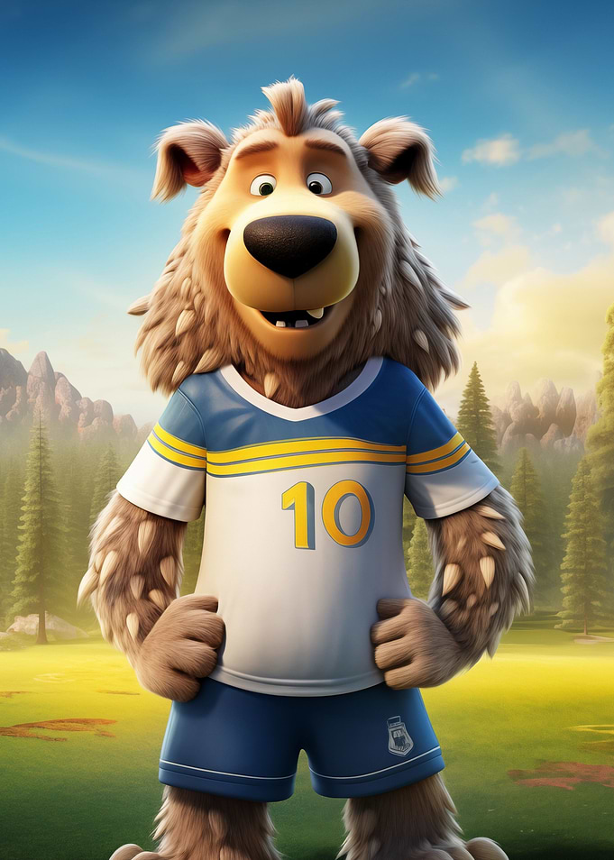 Bear Footballer