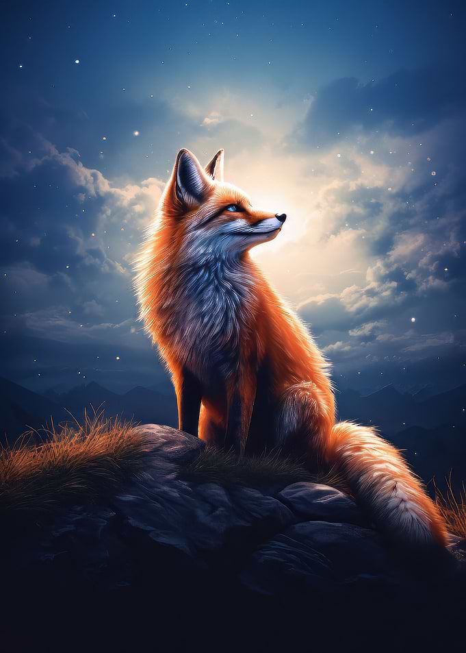 Red Fox in Forest
