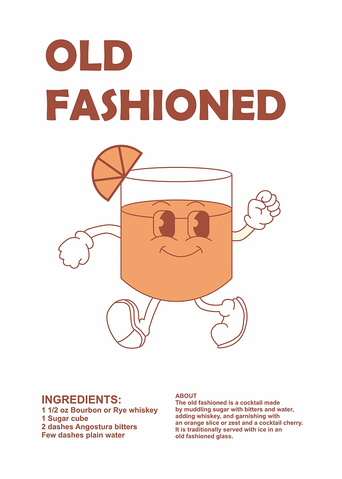 old fashioned retro