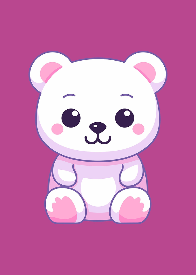 kawaii baby bear