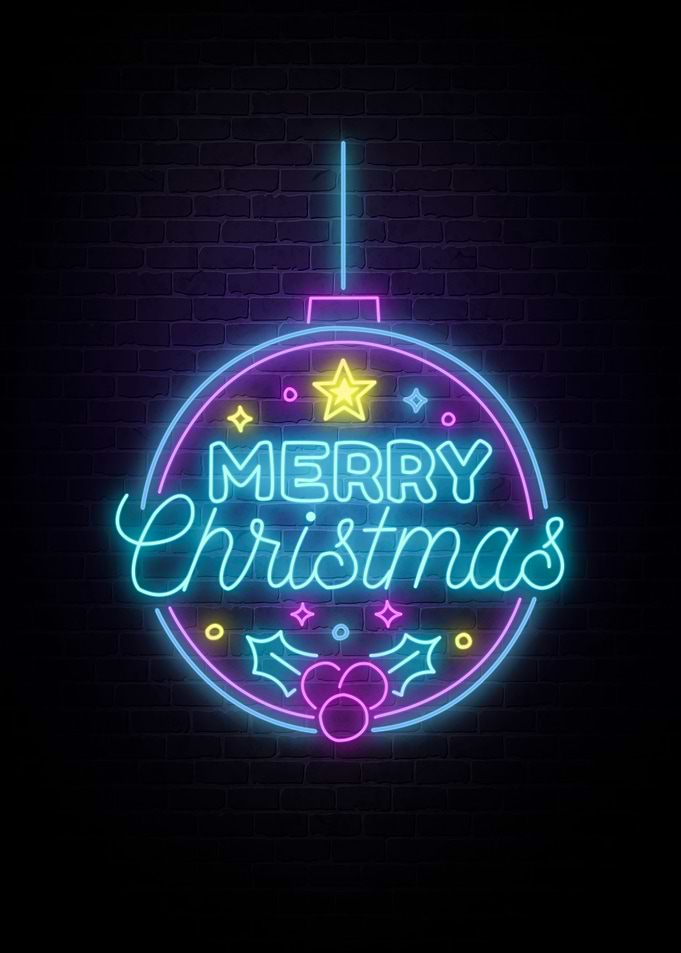 Merry Christmas Neon