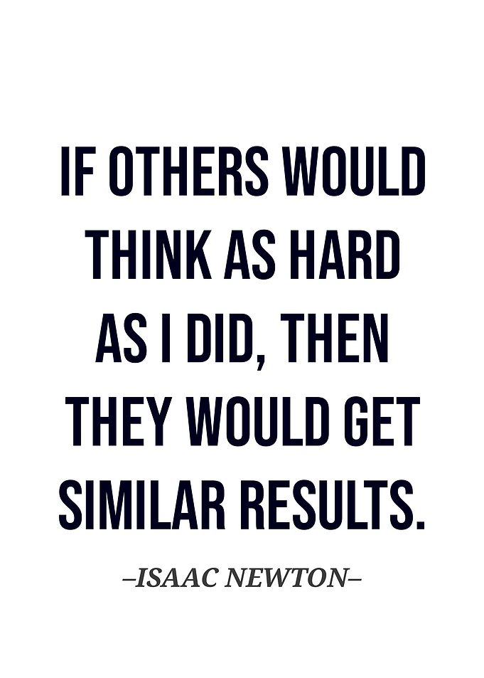 Issac Newton quote