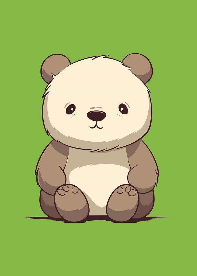kawaii baby bear