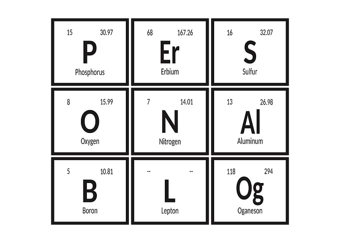Element of Personal Blog