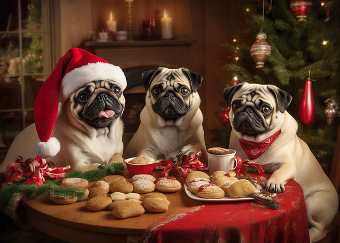 Pugs Christmas