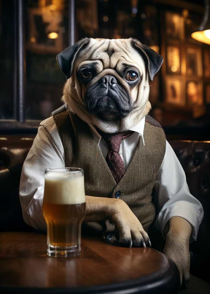 Pug in the Pub