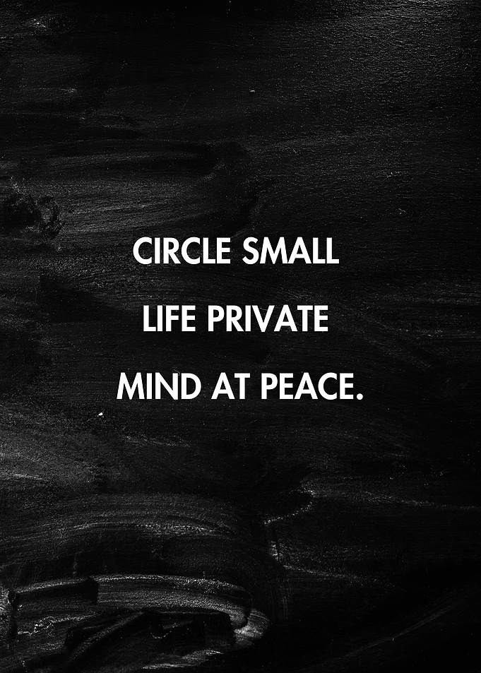 Private life mindset wins