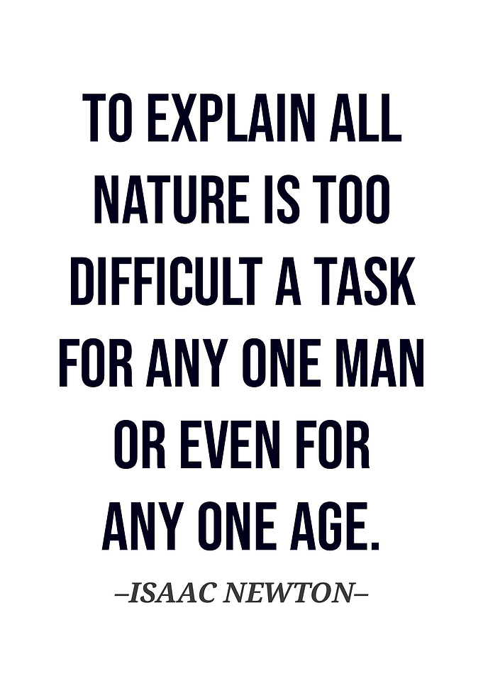 Issac Newton quote