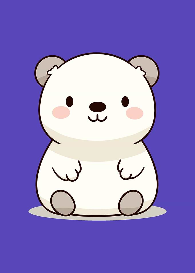 kawaii baby bear
