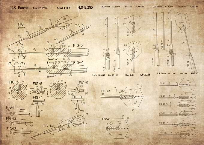 Dartboard patent