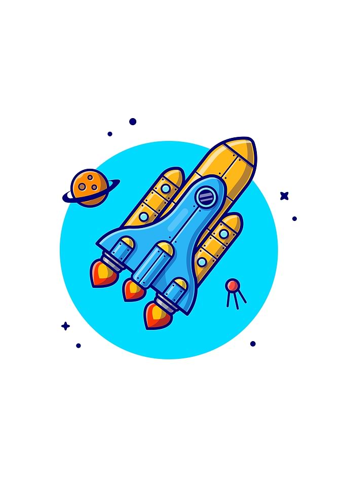 Space Shuttle Flying