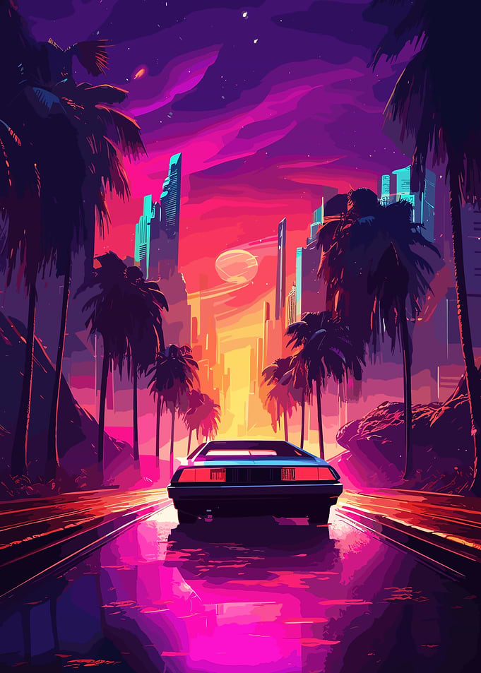 Sunset Streer Art