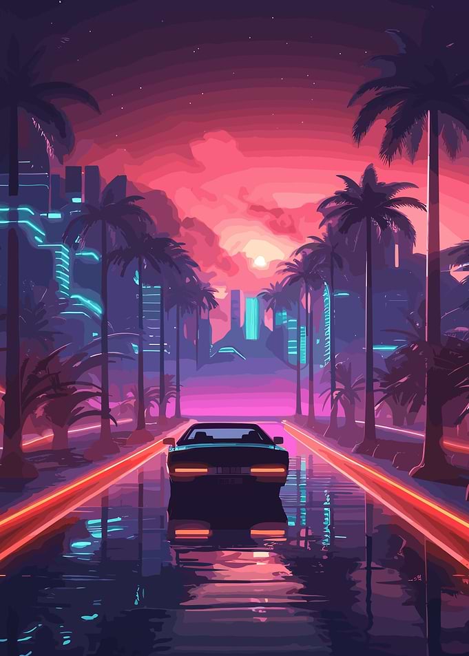 Sunset Streer Art
