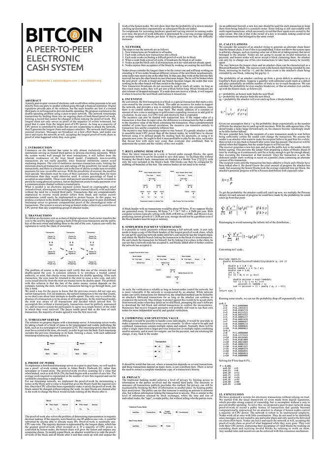 Bitcoin Whitepaper