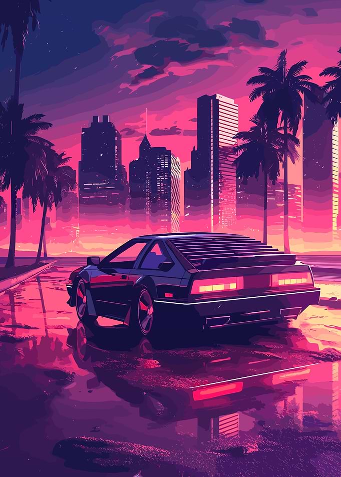 Sunset Streer Art