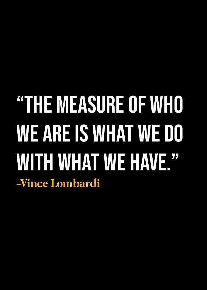 Vince Lombardi Quote