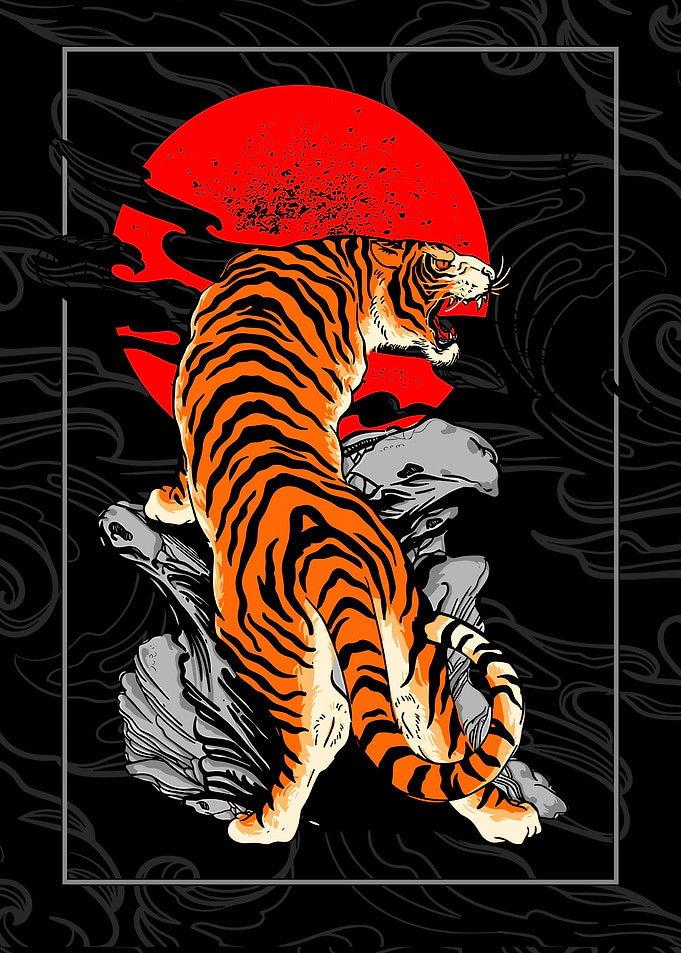 red moon japan