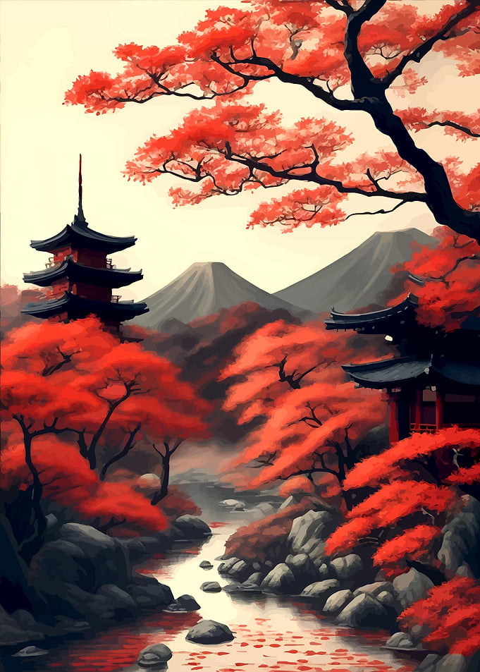Japanese Scene Art